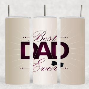 30 oz Best Dad Ever skinny Tumbler