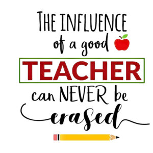 20 oz The Influence Of A Good Teacher Skinny Tumbler