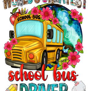 20 oz World's Greatest Bus Driver skinny Tumbler