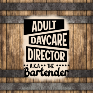 20 0z Adult Daycare Director Skinny Tumbler