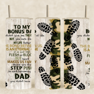 20 oz Bonus Dad Skinny Tumbler