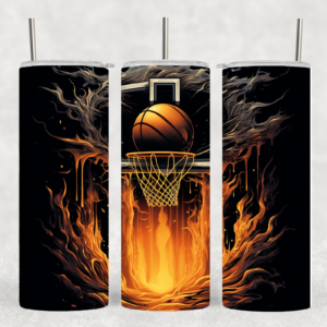 20 Oz Basketball Tumbler