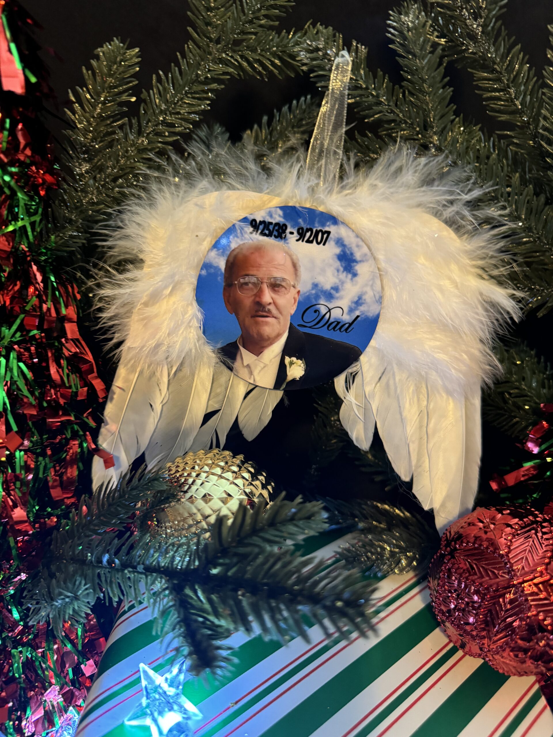Angel Wing Personalized Ornament