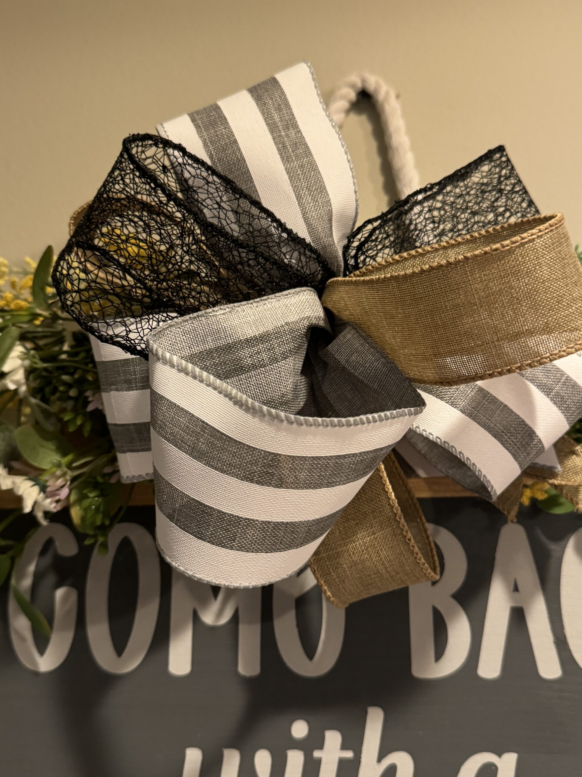 Come Back With a Warrant Hanging Door Sign - Image 6