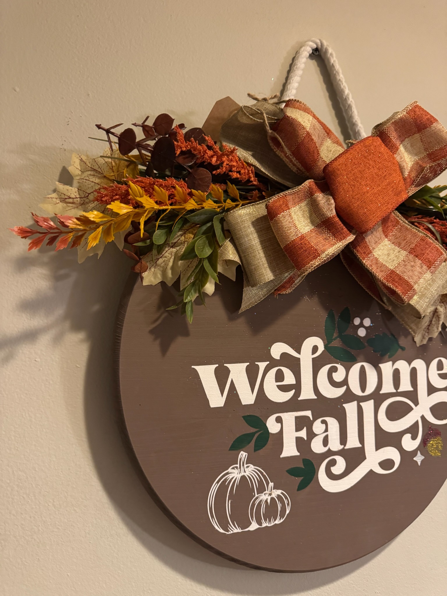 Welcome Fall Hanging Sign - Image 4