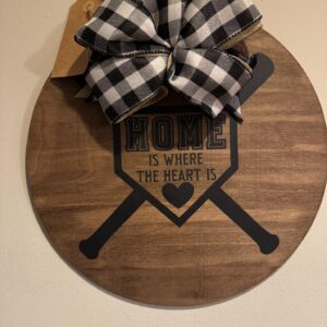 Home Is Where The Heart Is Hanging Sign