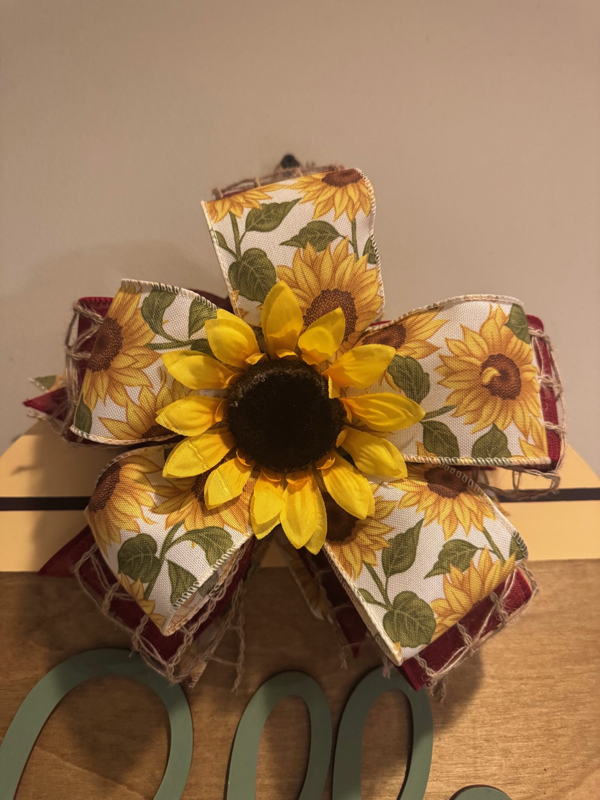 Hello Sunflower Hanging Sign - Image 2