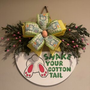 Shake Your Cotton Tail Sign